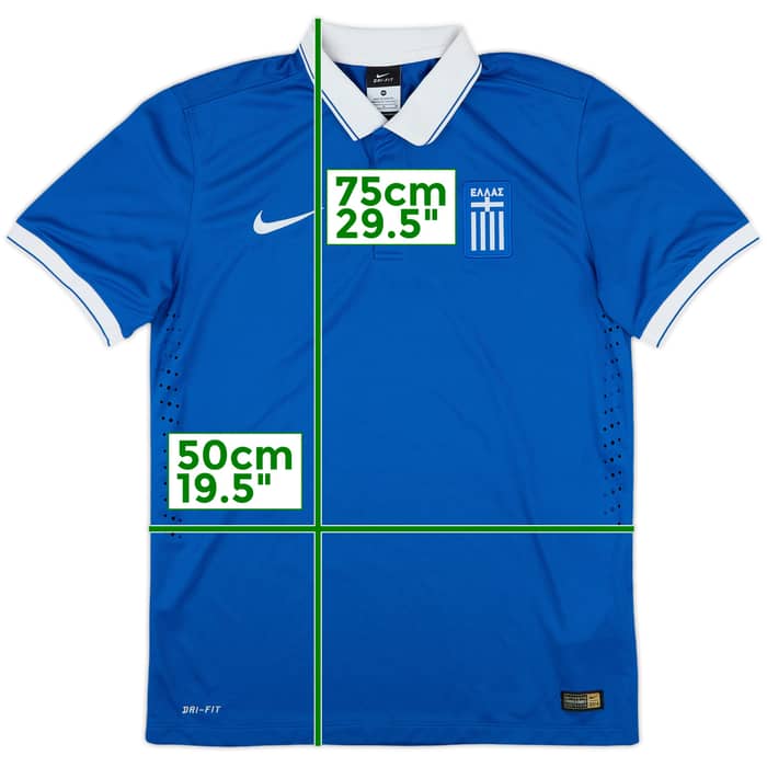 2014-16 Greece Authentic Away Shirt - 10/10 - (M)