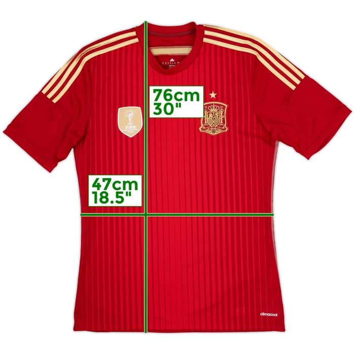 2013-15 Spain Home Shirt - 10/10 - (M)
