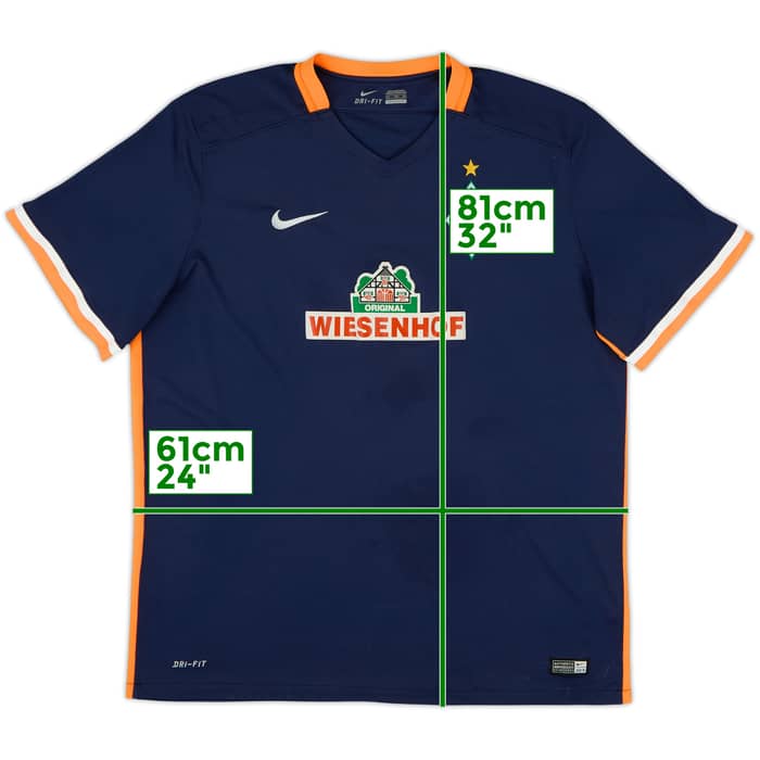 2015-16 Werder Bremen Away Shirt - 8/10 - (XXL)