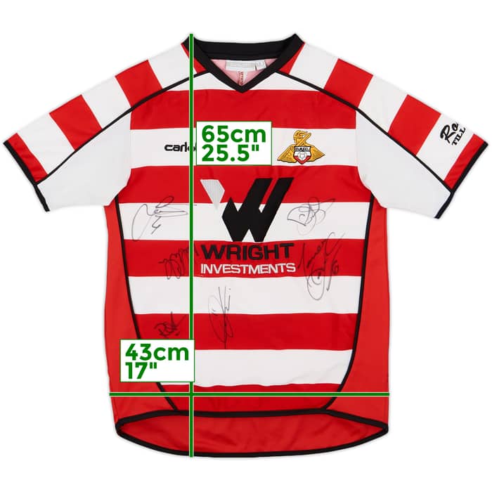 2007-08 Doncaster Rovers Signed Home Shirt - 8/10 - (M.Boys)