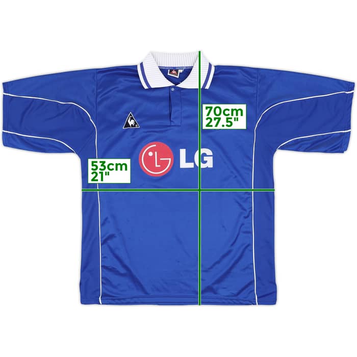 2001-02 Leicester Home Shirt - 8/10 - (XL)