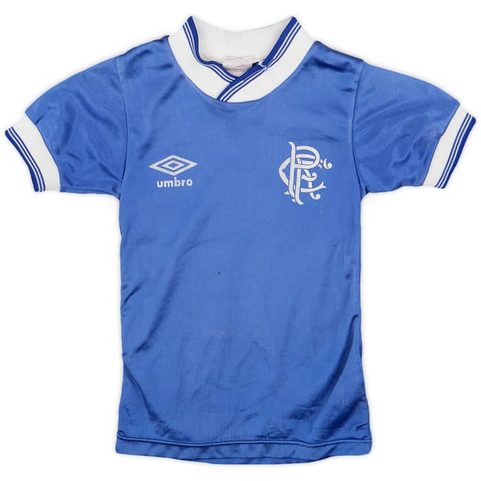 1984-87 Rangers Home Shirt - 6/10 - (3-4 Years)
