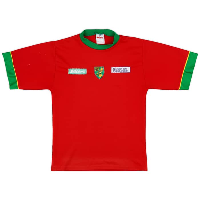 1996-97 Norwich Mitre Training Shirt - 7/10 - (S)