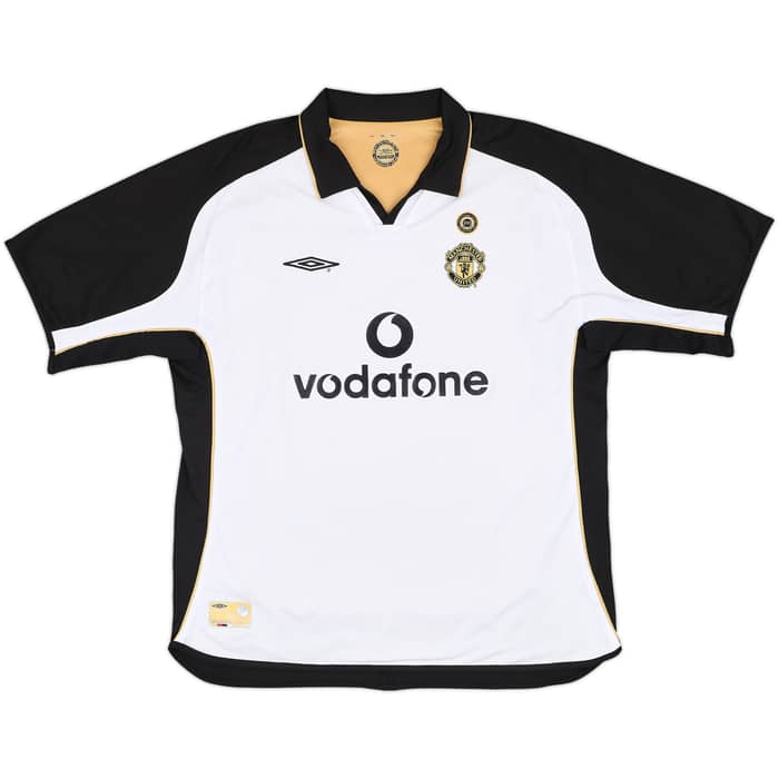 2001-02 Manchester United Centenary Away/Third Shirt Scholes #18 - 7/10 - (XXL)