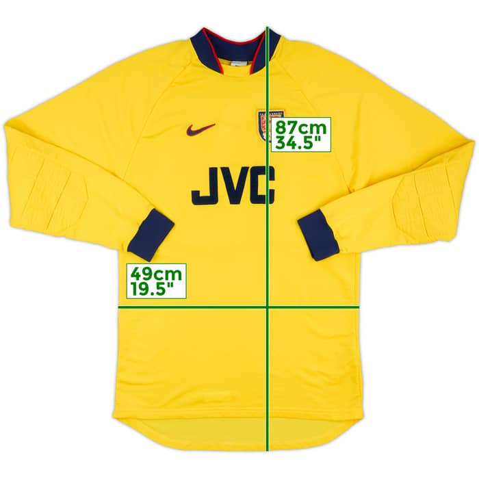 1997-98 Arsenal Match Issue GK Shirt #13