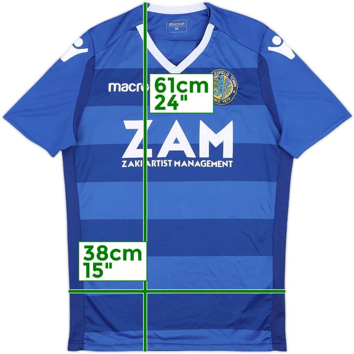 2018-19 Macclesfield Town Home Shirt - 7/10 - (M)