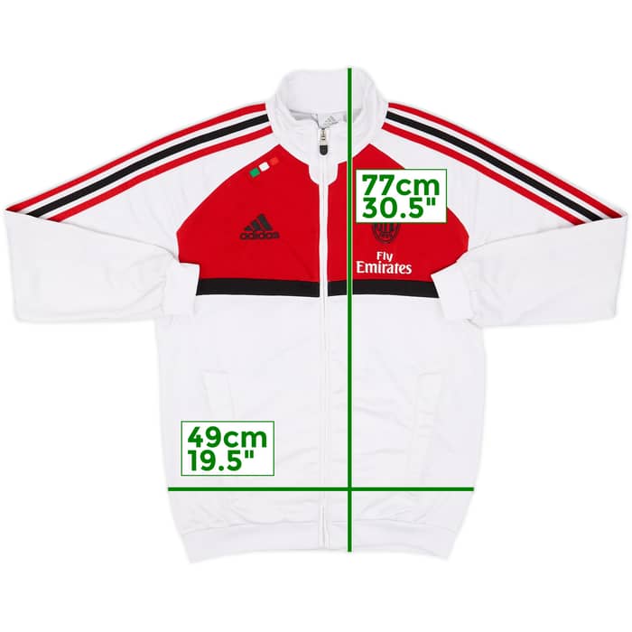 2011-12 AC Milan adidas Track Jacket - 7/10 - (S)