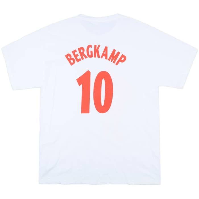 2006 Arsenal Dennis Bergkamp Testimonial Cotton Tee Bergkamp #10 - 9/10 - (XL)