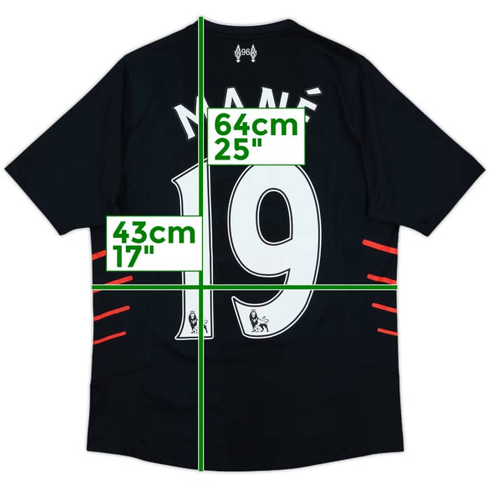 2016-17 Liverpool Away Shirt Mane #19 - 7/10 - (L.Boys)