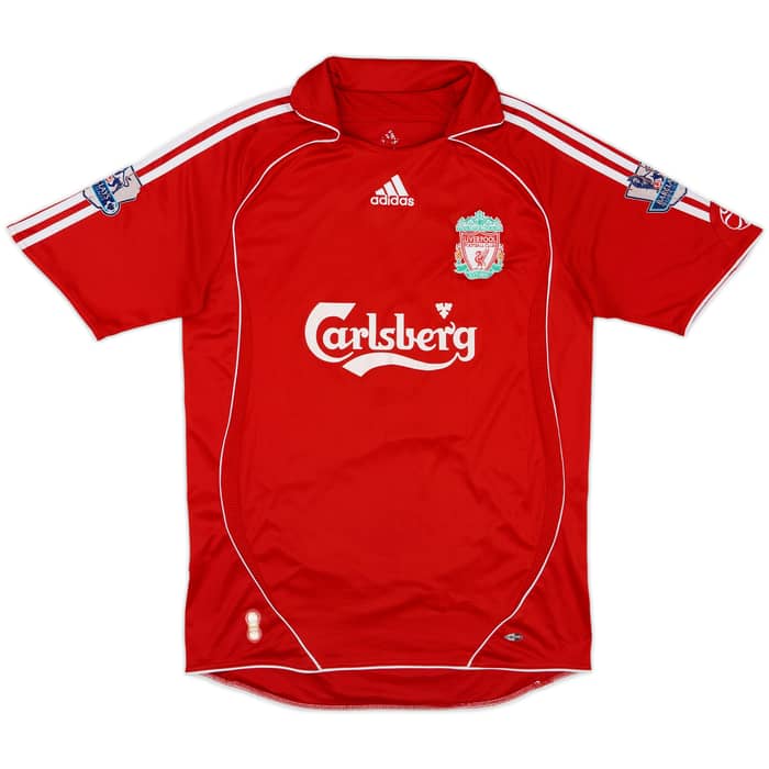 2006-08 Liverpool Home Shirt Alonso #14 - 6/10 - (M)