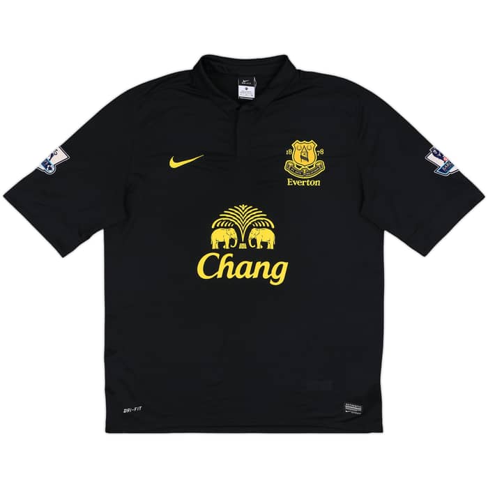2012-13 Everton Away Shirt Gibson #4 - 7/10 - (XL)