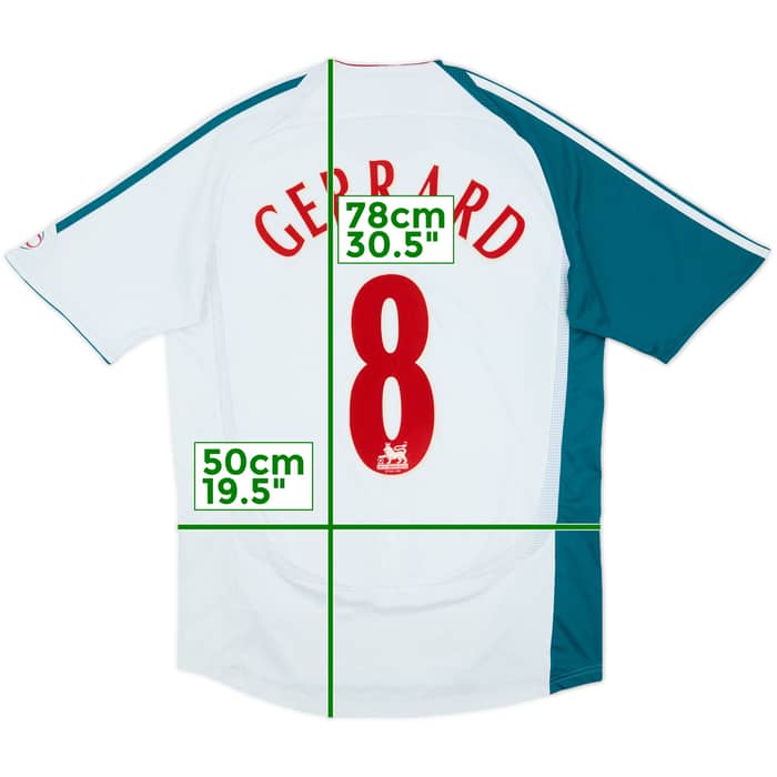 2006-07 Liverpool Third Shirt Gerrard #8 - 5/10 - (M)