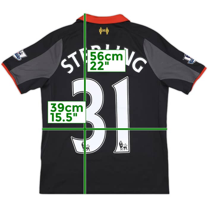 2014-15 Liverpool Third Shirt Sterling #31 - 7/10 - (M.Boys)