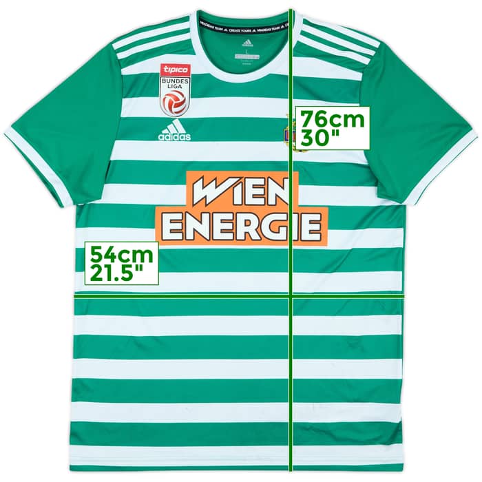 2019-20 Rapid Vienna Home Shirt - 5/10 - (L)