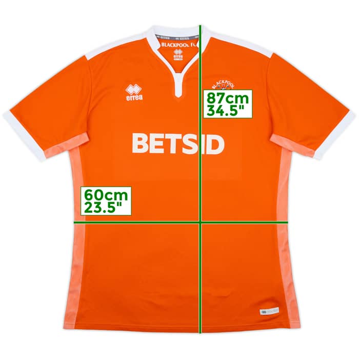 2018-19 Blackpool Home Shirt - 8/10 - (5XL)