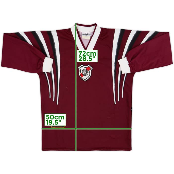 1996-98 River Plate Third L/S Shirt - 8/10 - (M/L)