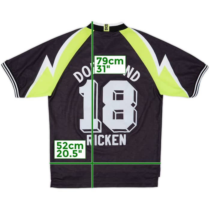 1995-96 Borussia Dortmund Away Shirt Ricken #18 - 4/10 - (M)