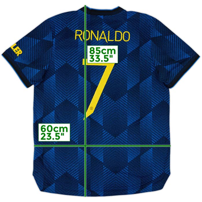 2021-22 Manchester United Authentic Third Shirt Ronaldo #7 - 10/10 - (XL)