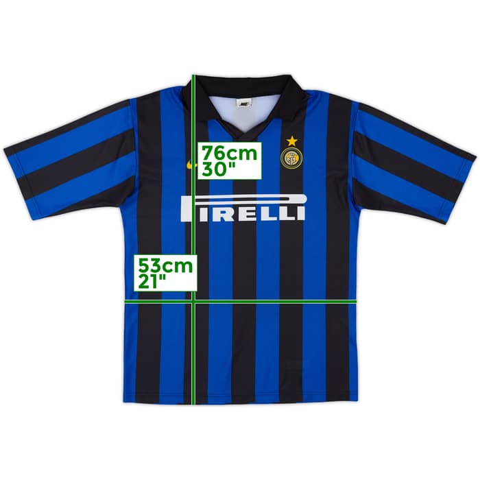 1998-99 Inter Milan Basic Home Shirt - 9/10 - (L)