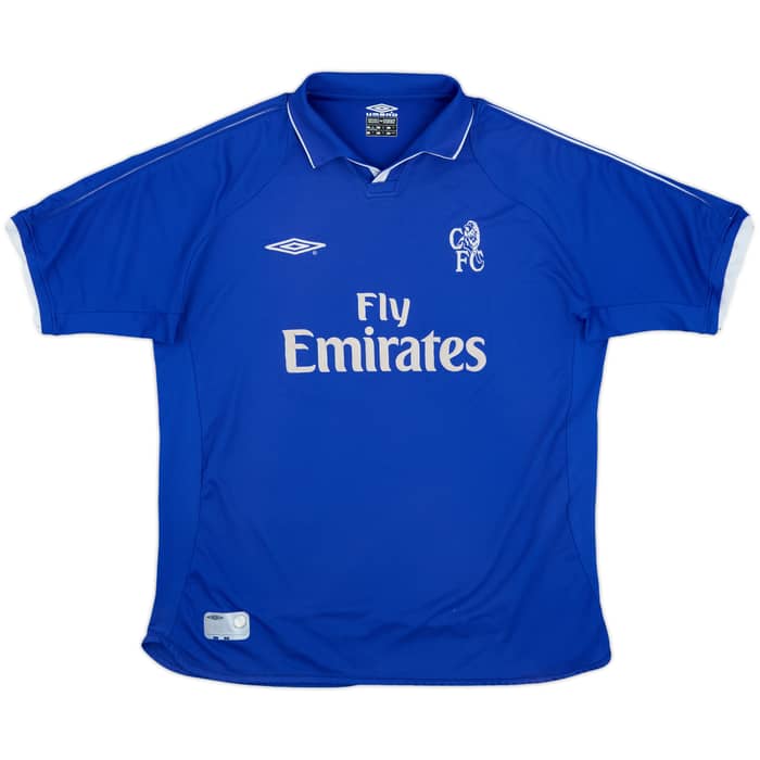 2001-03 Chelsea Home Shirt #16 - 8/10 - (XL)