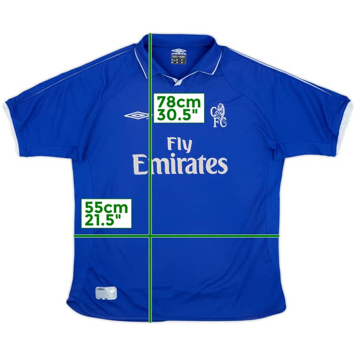 2001-03 Chelsea Home Shirt #16 - 8/10 - (XL)