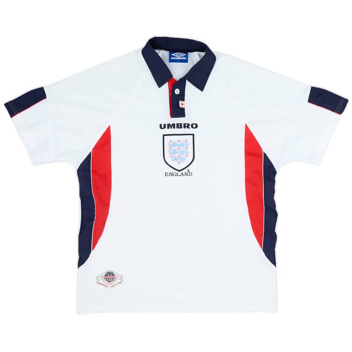 1997-99 England Home Shirt #8 - 7/10 - (L)