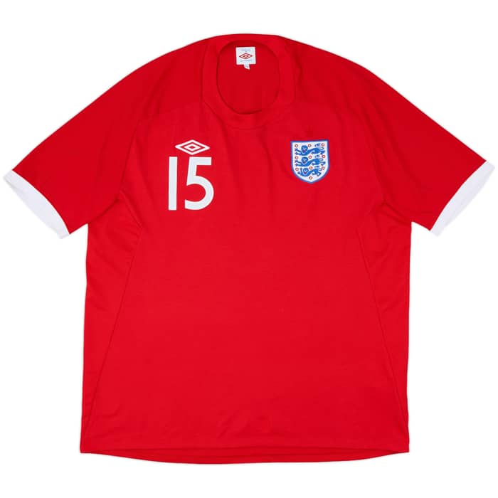 2010-11 England Away Shirt Johnson #15 - 5/10 - (XXL)