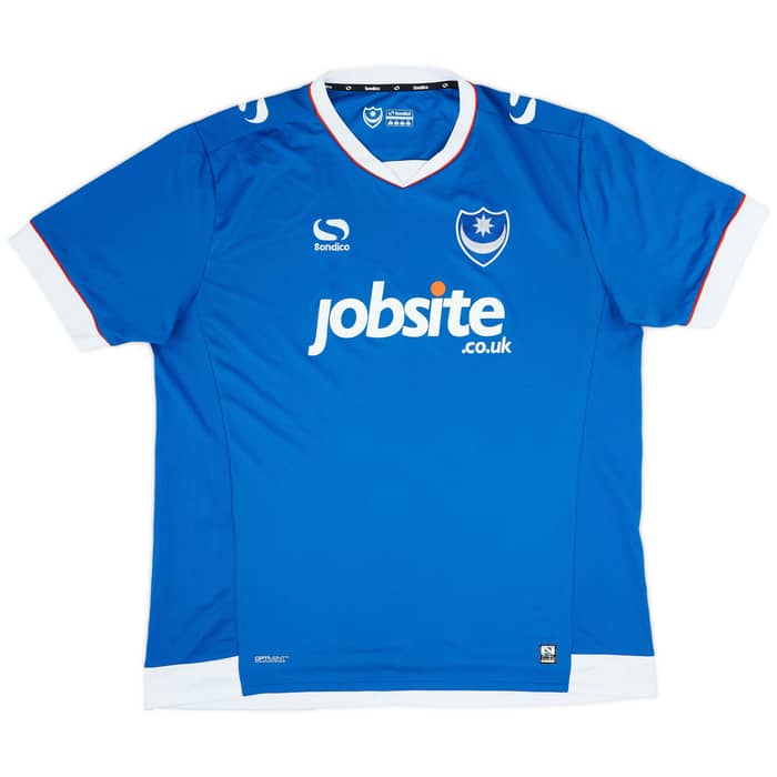 2016-17 Portsmouth Home Shirt - 7/10 - (XL)