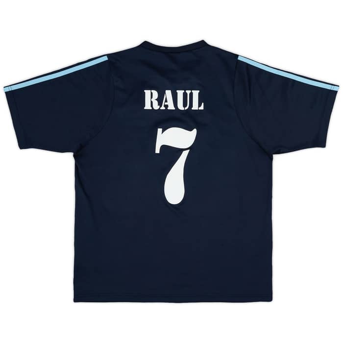 2003-04 Real Madrid Away Shirt Raul #7 - 4/10 - (XL.Boys)