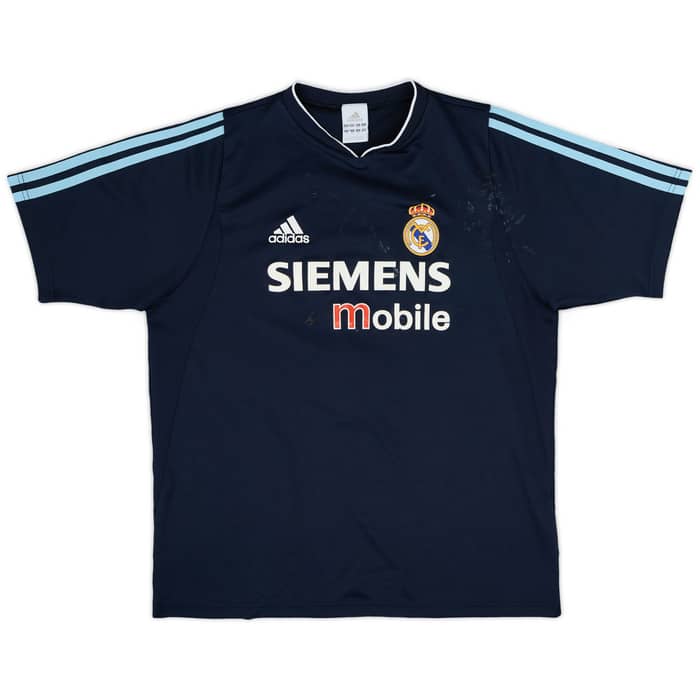 2003-04 Real Madrid Away Shirt Raul #7 - 4/10 - (XL.Boys)