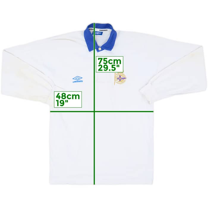 1994-95 Deportivo Umbro Rugby L/S Shirt - 6/10 - (L)