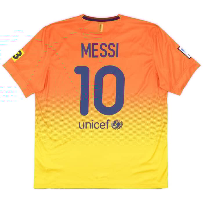 2012-13 Barcelona Away Shirt Messi #10 - 7/10 - (XL)