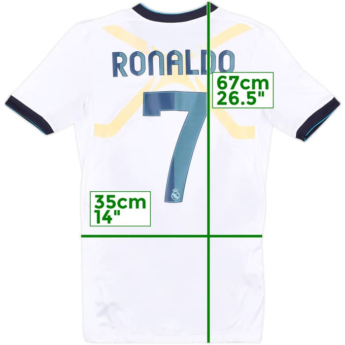 2012-13 Real Madrid Player Issue TechFit Home Shirt Ronaldo #7 - 6/10 - (M)