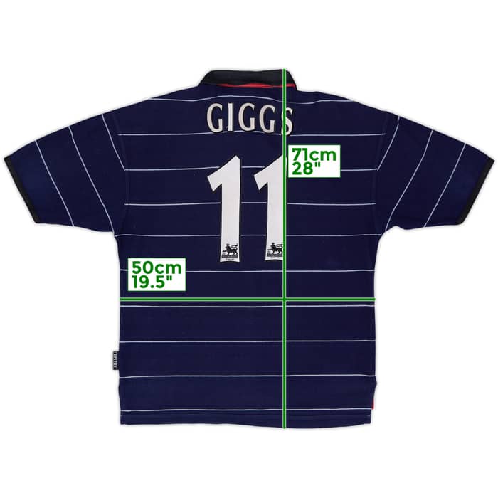 1999-00 Manchester United Away Shirt Giggs #11 - 7/10 - (Y)