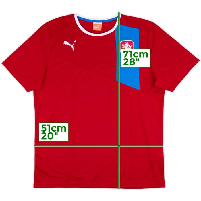 2012-13 Czech Republic Home Shirt - 10/10 - (XL)