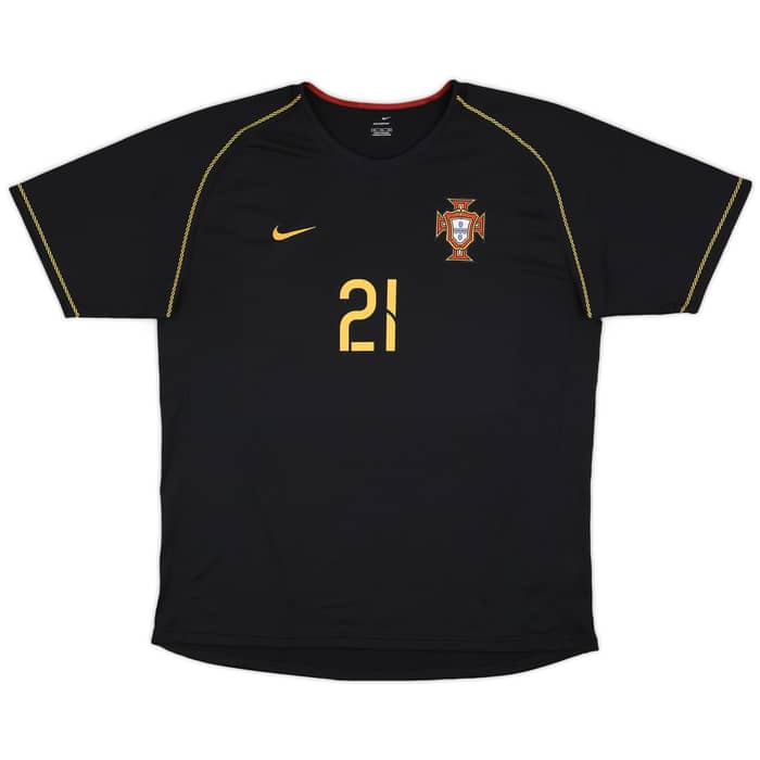 2006-07 Portugal Away Shirt Nuno Gomes #21 - 9/10 - (XL)
