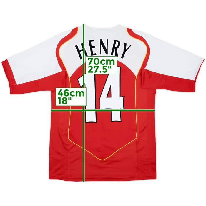 2004-05 Arsenal Home Shirt Henry #14 - 7/10 - (S)