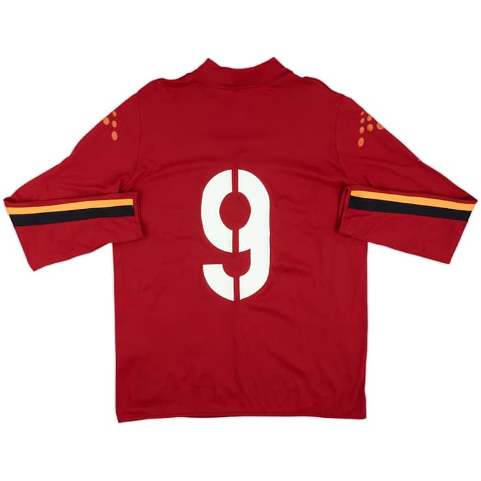 2003-04 Roma Match Issue Home L/S Shirt #9