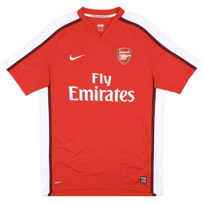 2008-10 Arsenal Home Shirt Walcott #14 - 7/10 - (L)