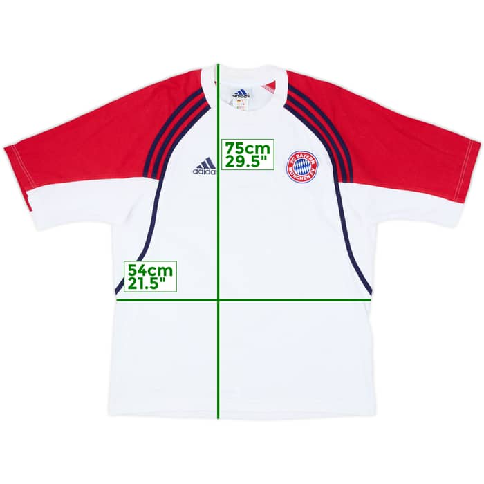 2000-01 Bayern Munich adidas Cotton Tee - 9/10 - (M/L)