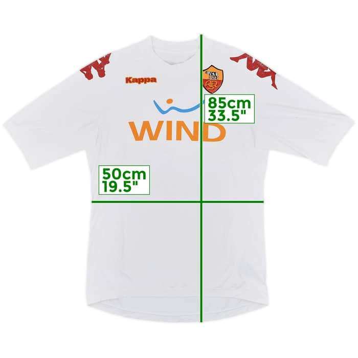 2007-08 Roma Away Shirt - 6/10 - (XXL)