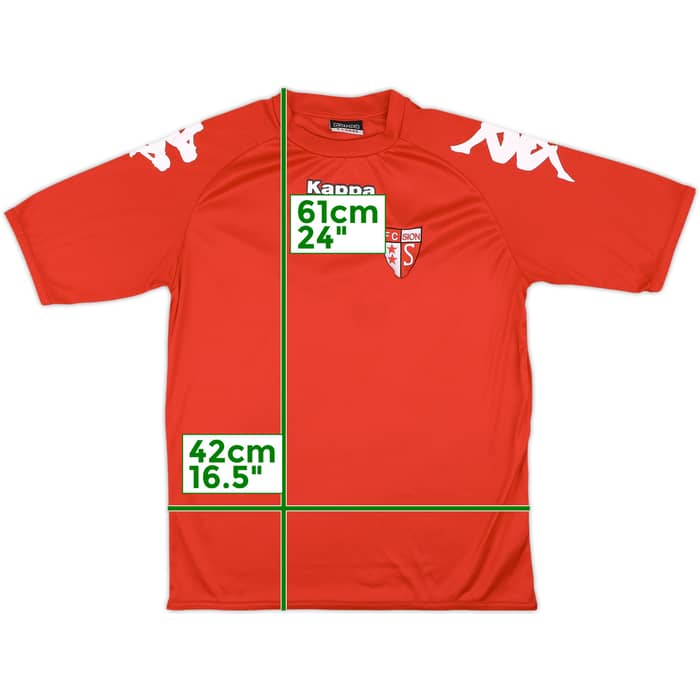 2009-10 FC Sion Kappa Training Shirt - 8/10 - (XL)