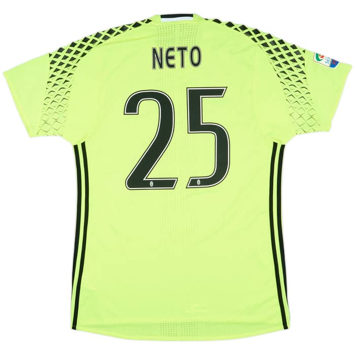 2016-17 Juventus Player Issue GK S/S Shirt Neto #25