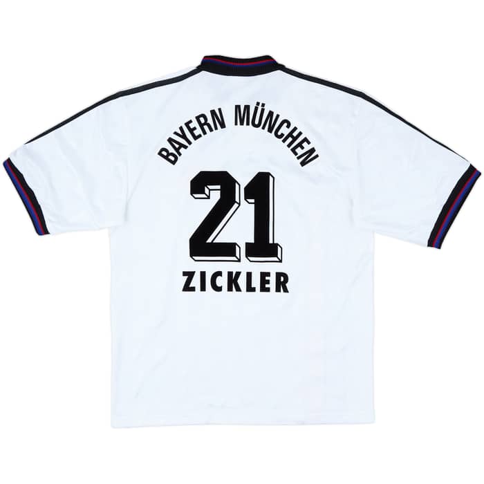 1996-98 Bayern Munich Away Shirt Zickler #21 - 8/10 - (M)