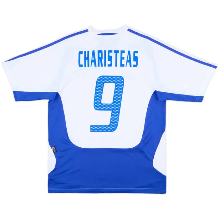 2004-06 Greece Away Shirt Charisteas #9 (S)