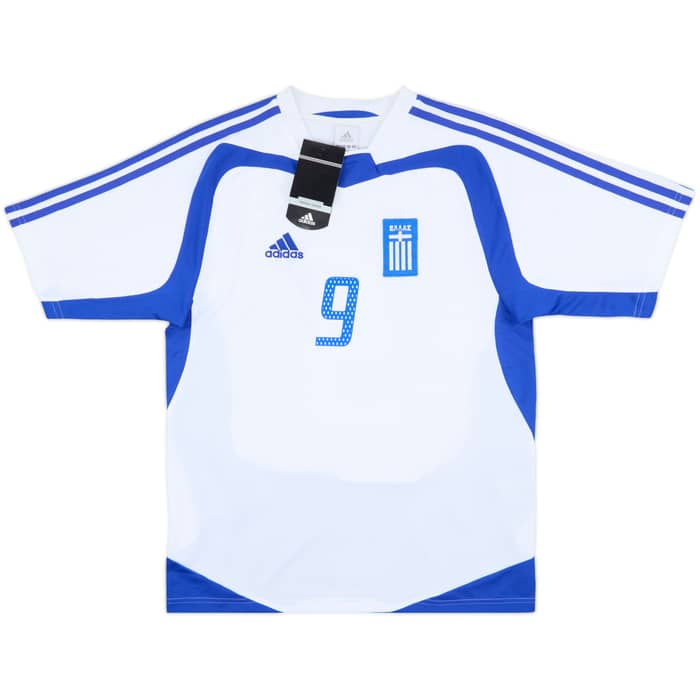 2004-06 Greece Away Shirt Charisteas #9 (S)
