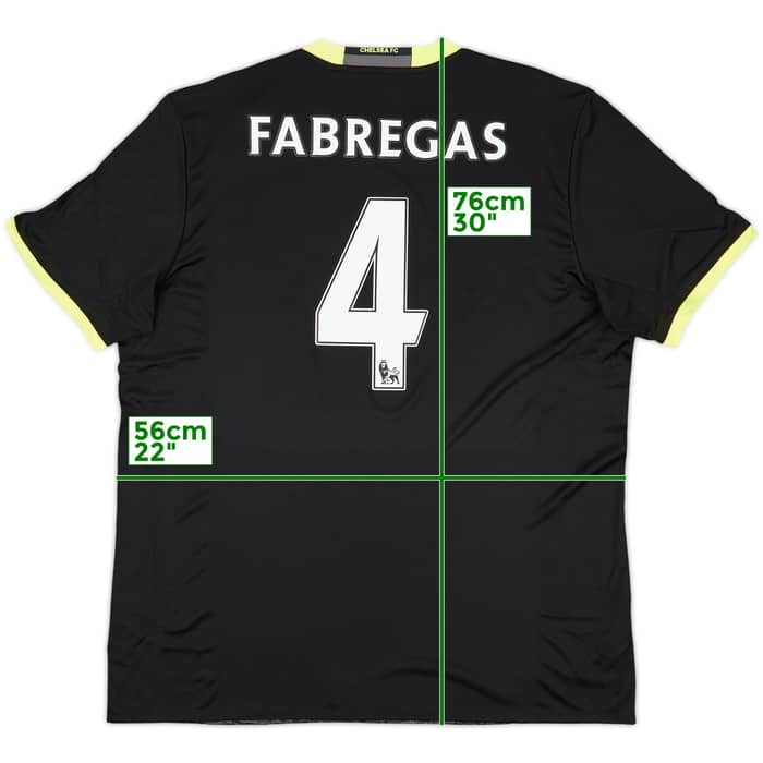 2016-17 Chelsea Away Shirt Fabregas #4 (XL)