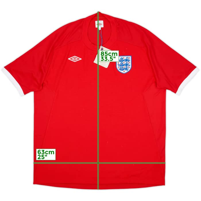 2010-11 England Away Shirt (XXL)