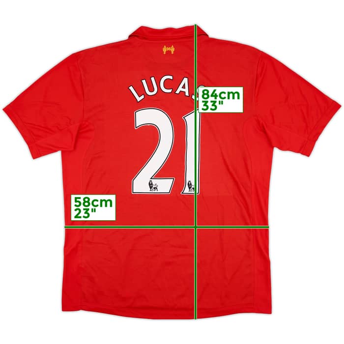 2012-13 Liverpool Home Shirt Lucas #21 (XXL)