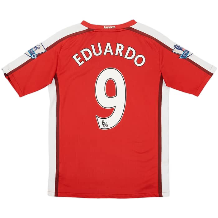 2008-10 Arsenal Home Shirt Eduardo #9 - 6/10 - (L.Boys)
